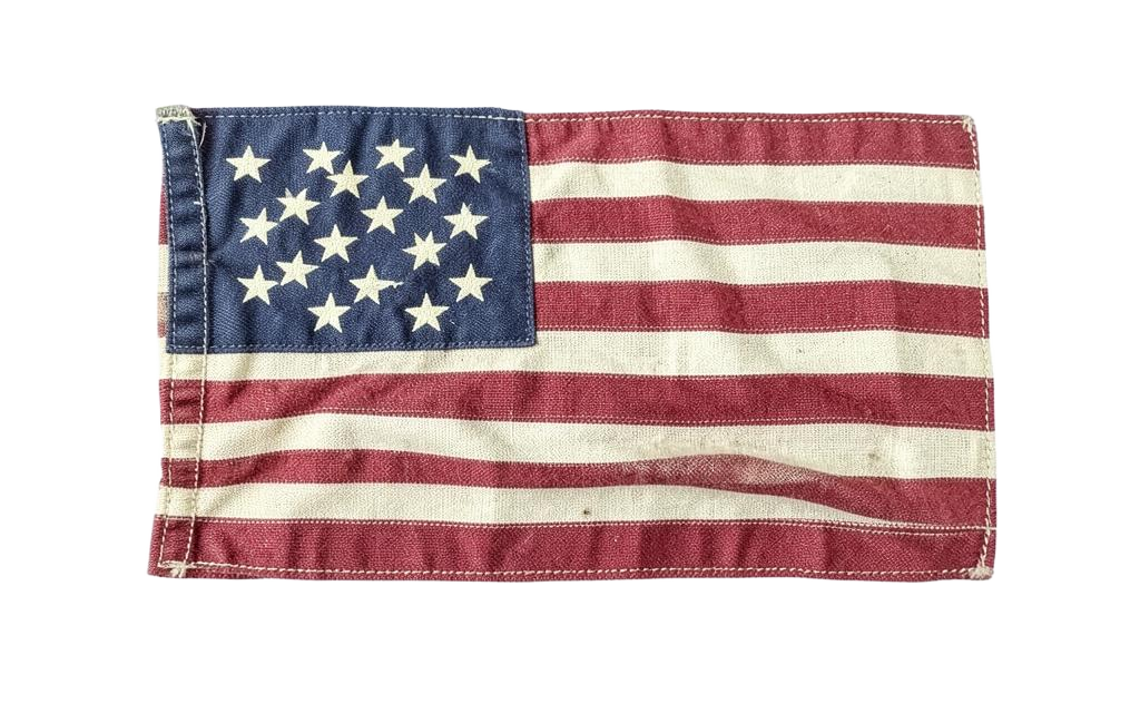 Vintage American flag